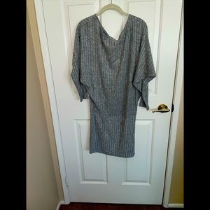 NWT light gray mini dress